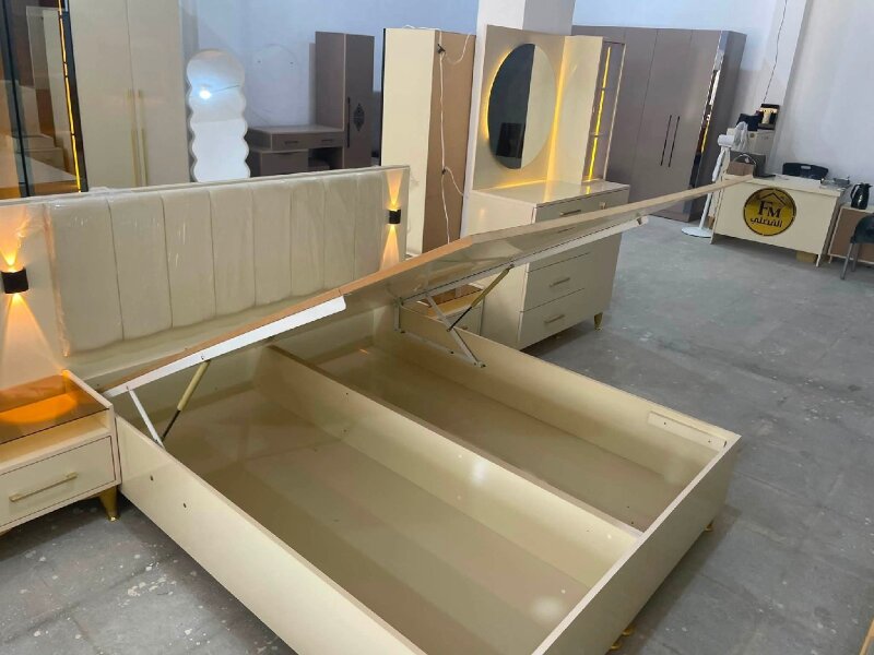 غرف نوم MDF بتصاميم عصرية ولمسات فاخرة ✨نصمّم وننفّذ غرف نوم حسب الطلب، بتفاصيل دقيقة وتشطيبات أنيقة — صورة 3