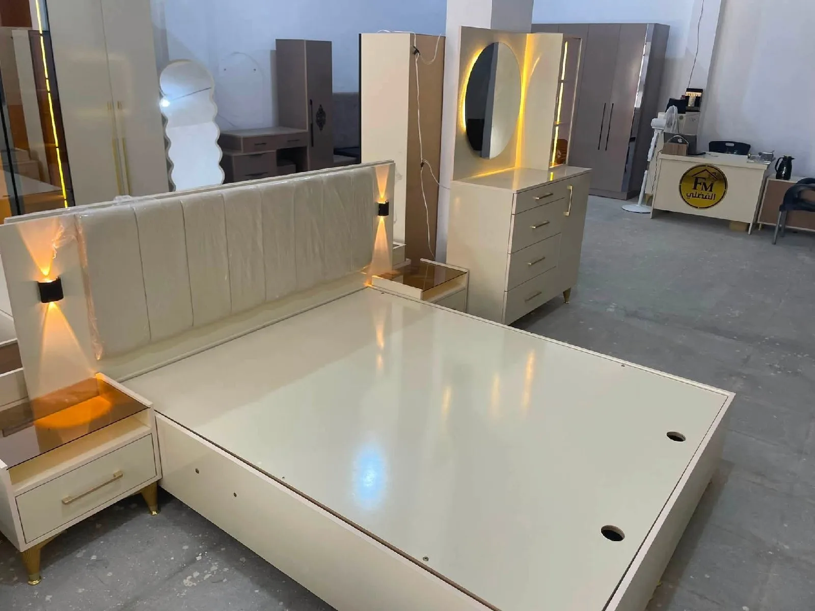 غرف نوم MDF بتصاميم عصرية ولمسات فاخرة ✨نصمّم وننفّذ غرف نوم حسب الطلب، بتفاصيل دقيقة وتشطيبات أنيقة — صورة 2